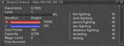 Signature for player [Tester] Helmut