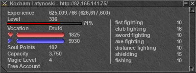 Signature for player Kocham Latynoski