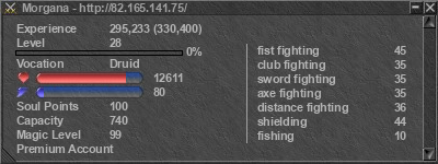 Signature for player Morgana